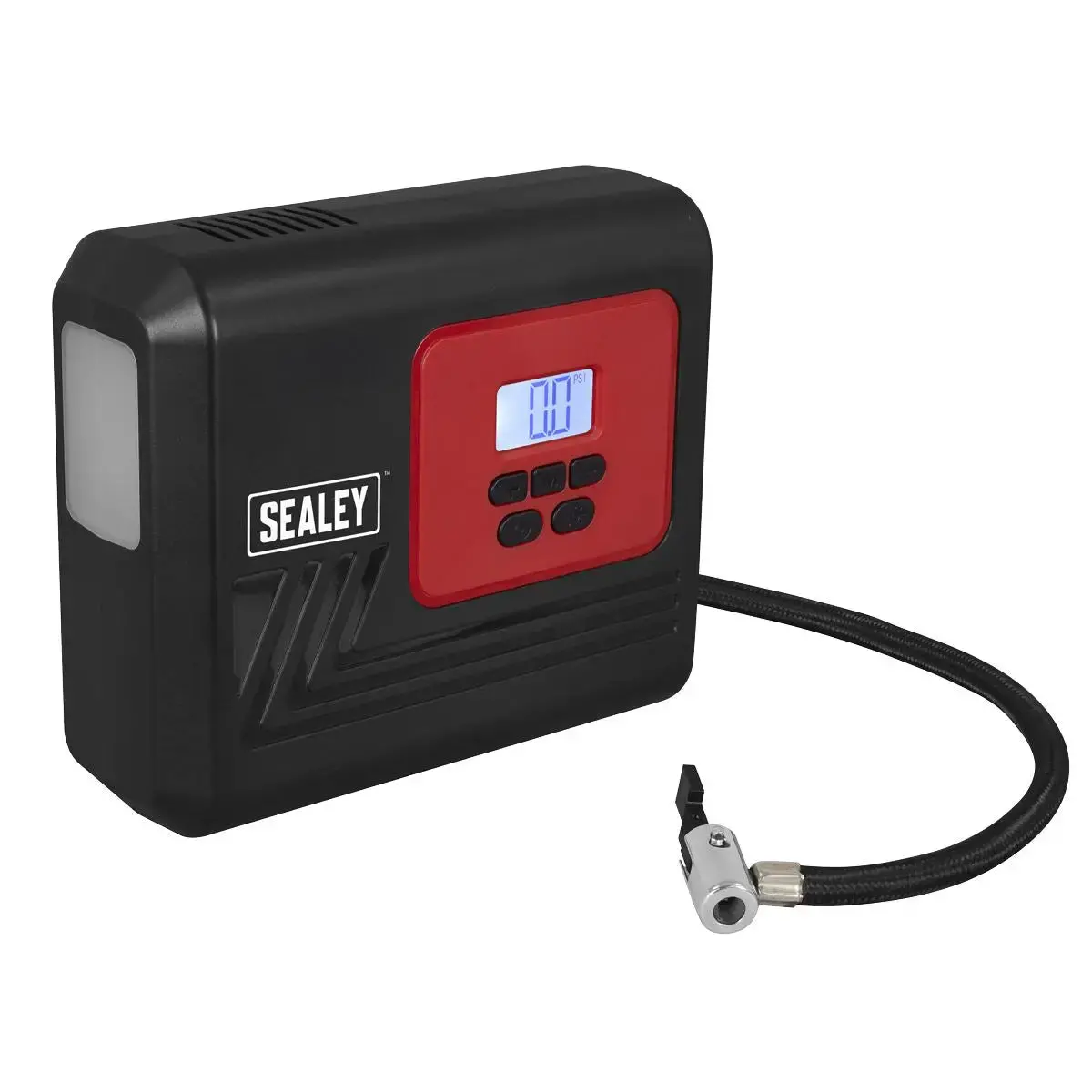 Sealey Tyre Inflator With Worklight 12V 1