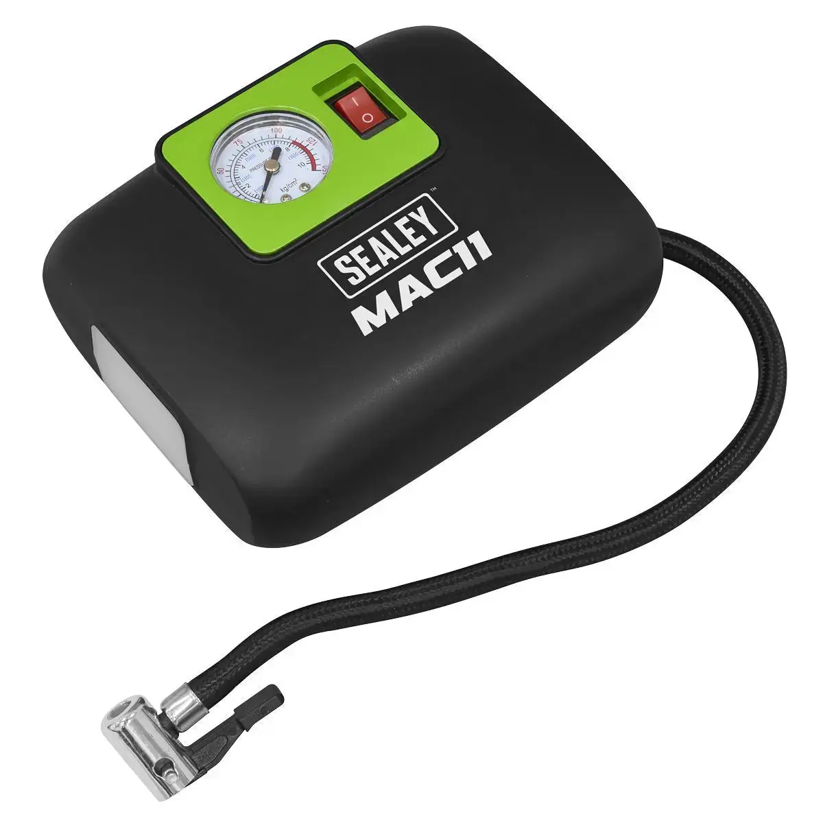 Sealey Tyre Inflator With Worklight 12V 1