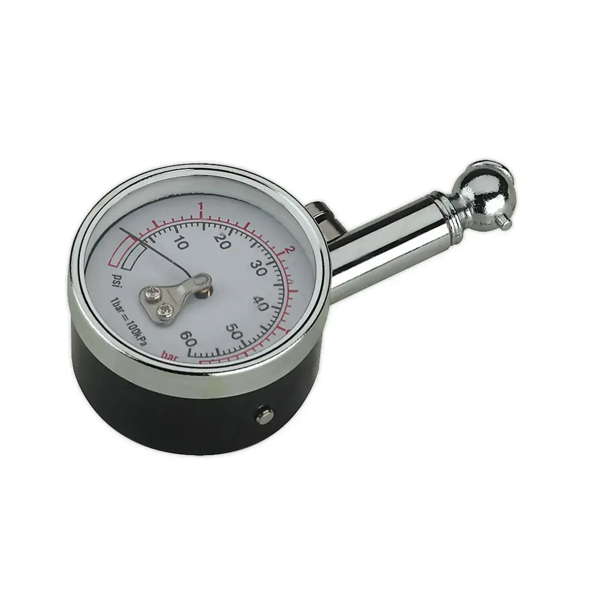 Sealey Tyre Pressure Gauge 0-4Bar(0-60Psi) 1