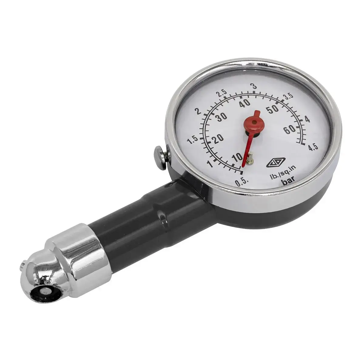 Sealey Tyre Pressure Gauge Dial Type 0-4.5Bar(0-60Psi) 1