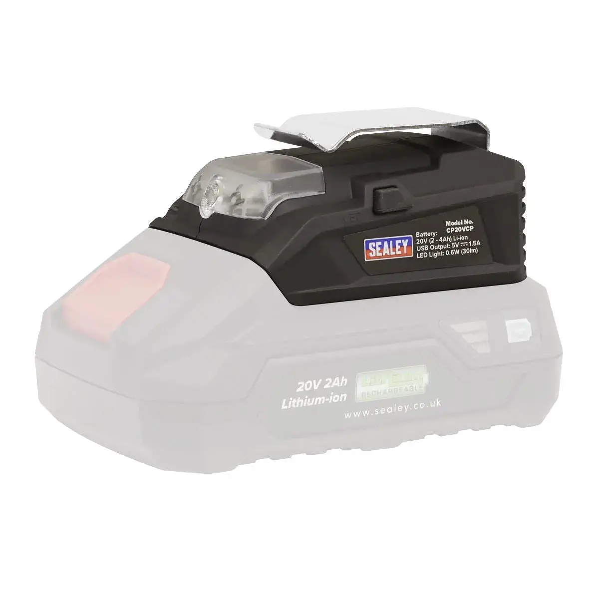 Sealey Usb Charge Port For Sv20 Cp20v Series Cordless Power Tools 1