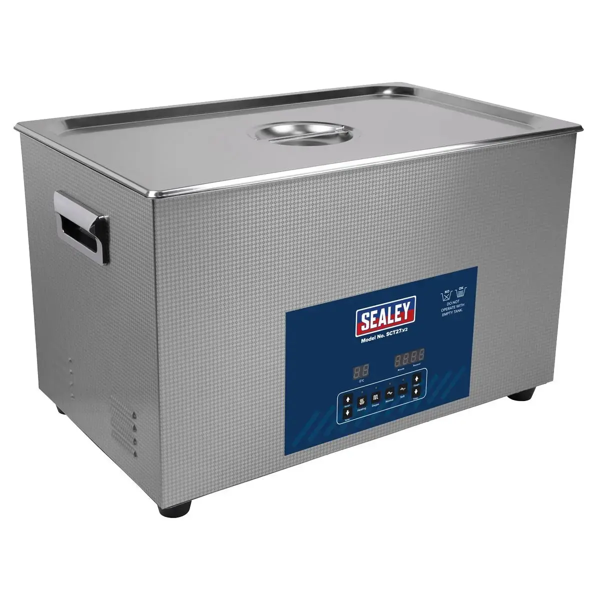 Sealey Ultrasonic Parts Cleaning Tank 27L 1