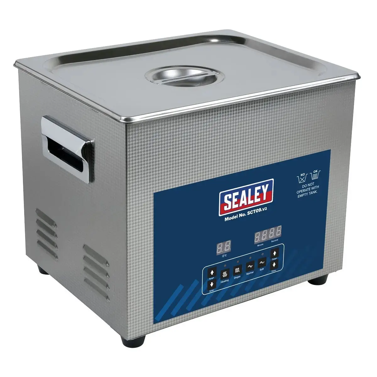 Sealey Ultrasonic Parts Cleaning Tank 9L 1