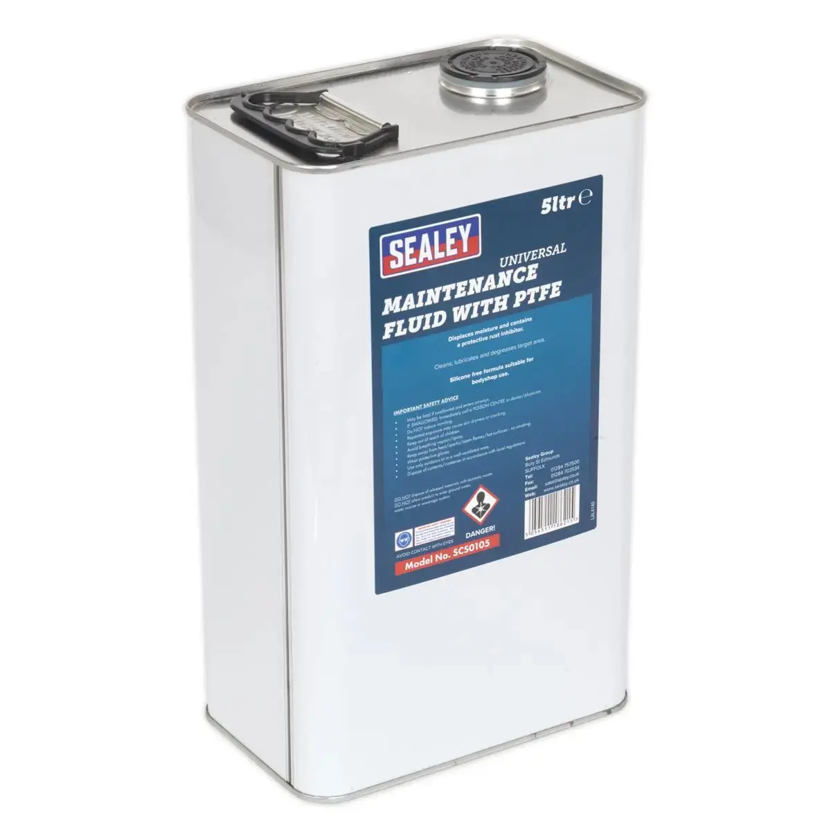 Sealey Universal Maintenance Fluid With Ptfe 5L 1