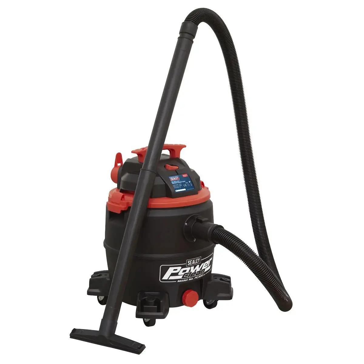 Sealey Vacuum Cleaner Wet & Dry 30L 1100W/230V 1