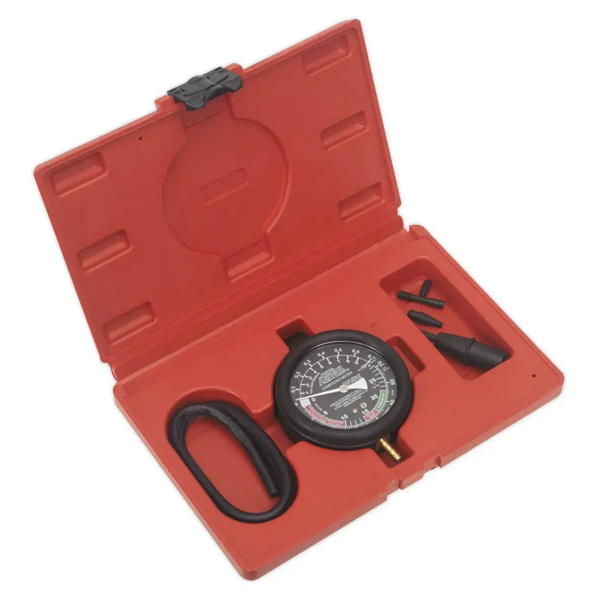 Sealey Vacuum & Fuel Pump Pressure Test Gauge Set 1