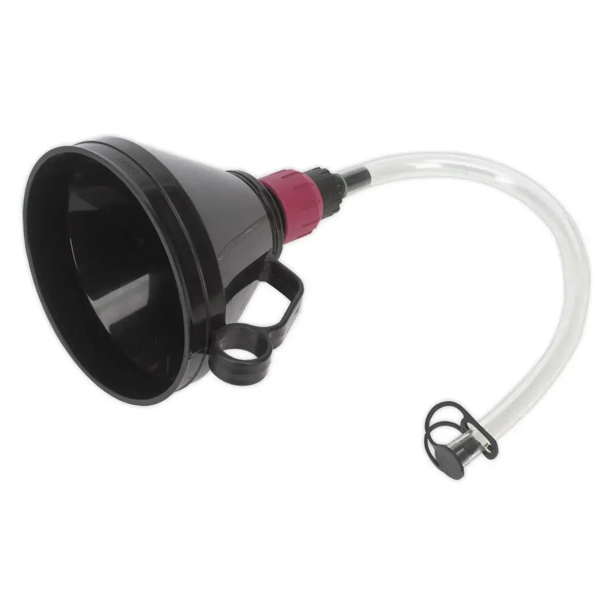 Sealey Valved Flexible Spout Funnel With Filter 160Mm 1