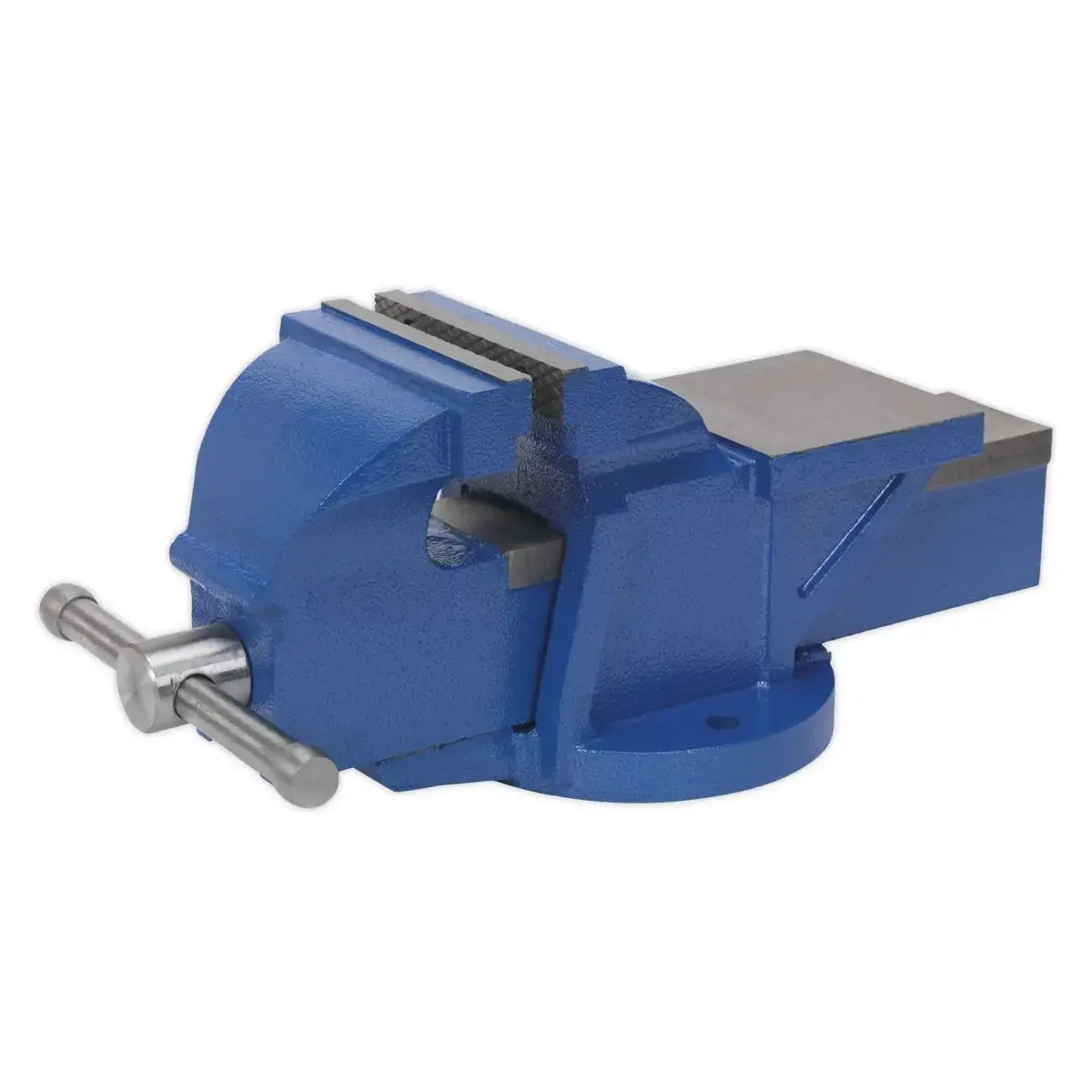Sealey Vice 125Mm Heavy Duty Fixed Base Professional Cast Iron Body 1