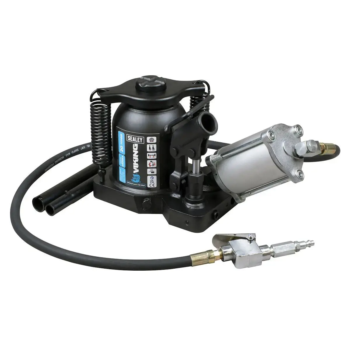 Sealey Viking Manual/Air Hydraulic Bottle Jack 20 Tonne 1