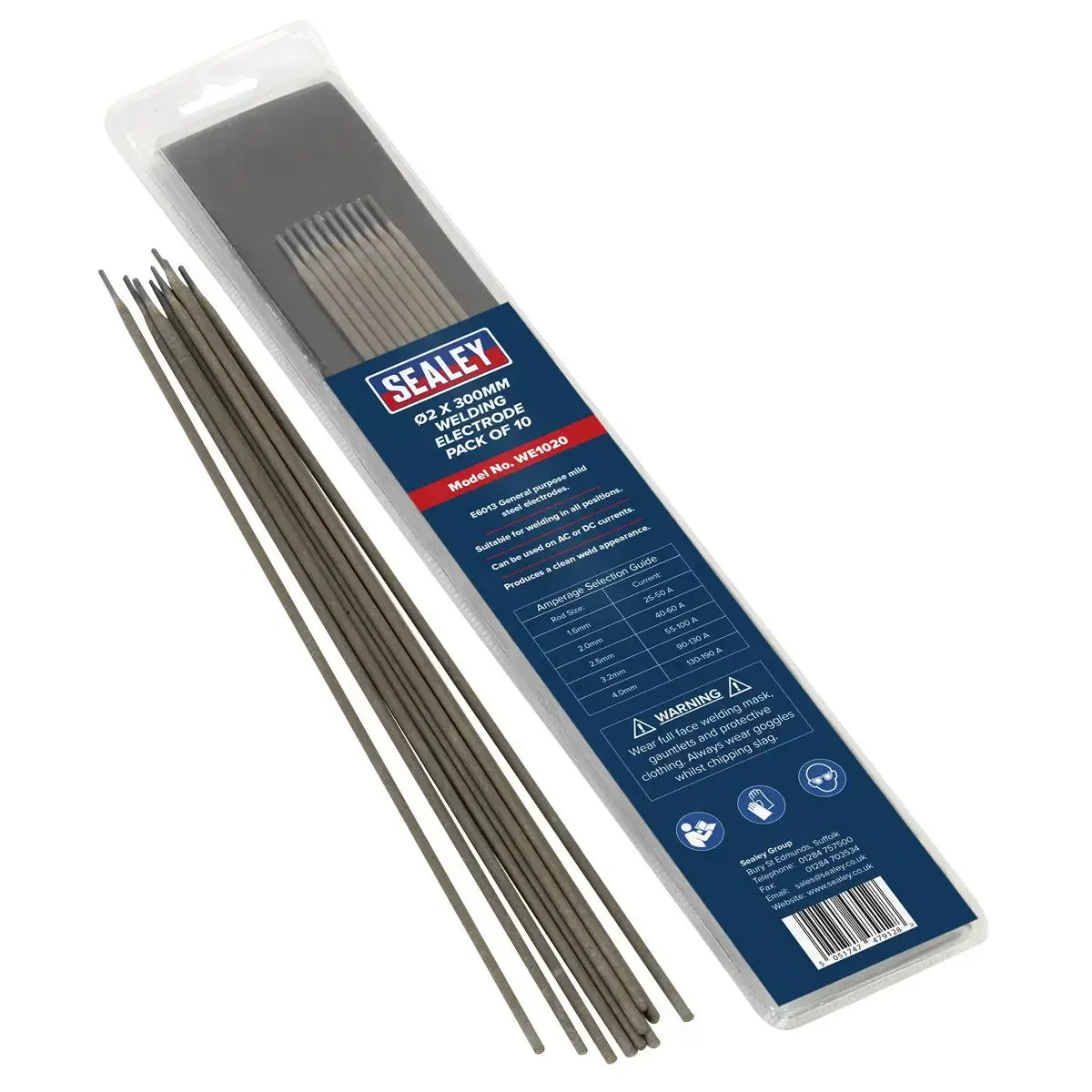 Sealey Welding Electrode Ø2 X 300Mm Pack Of 10 1