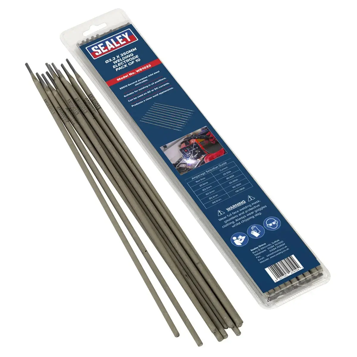 Sealey Welding Electrode Ø3.2 X 350Mm Pack Of 10 1