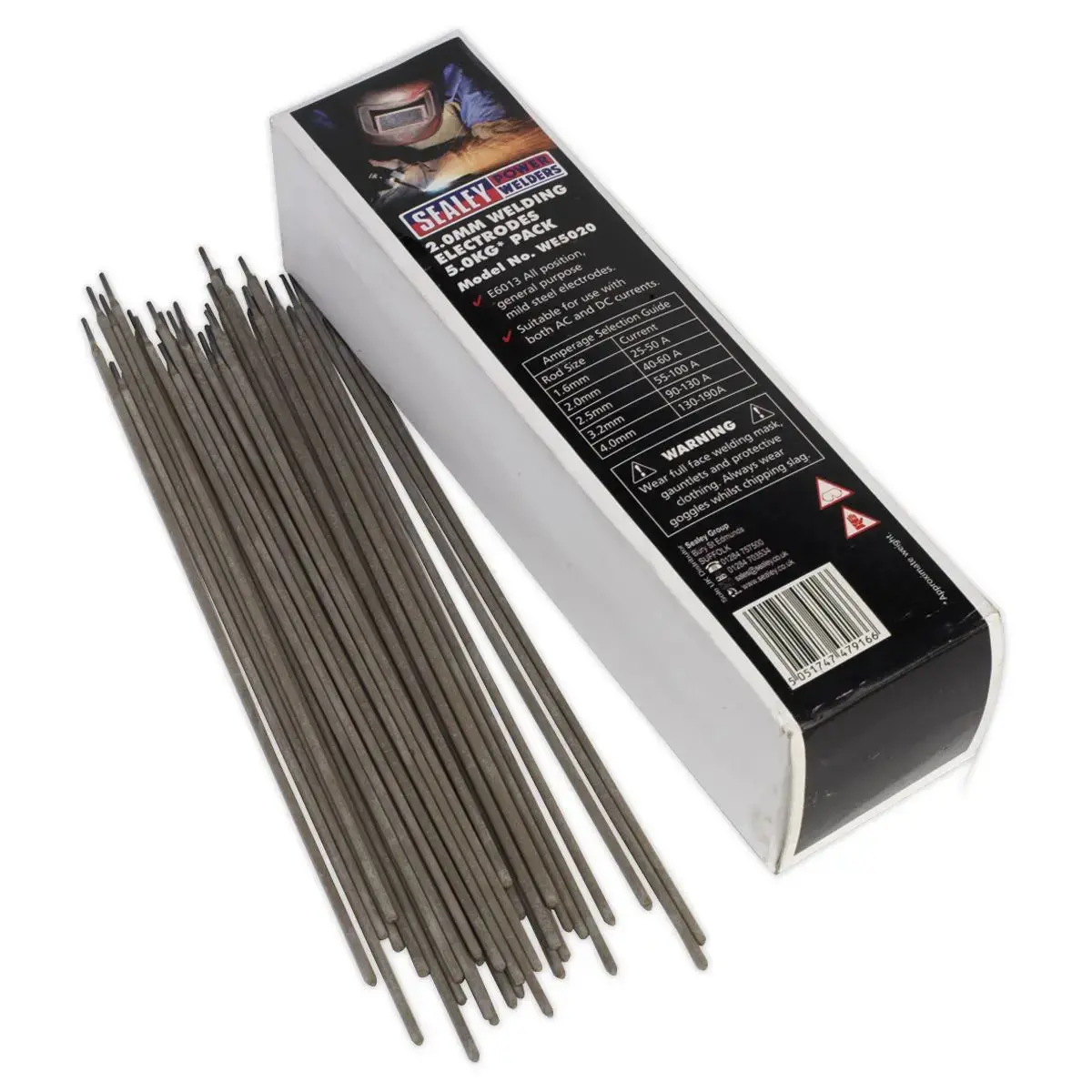 Sealey Welding Electrodes Ø2 X 300Mm 5Kg Pack 1