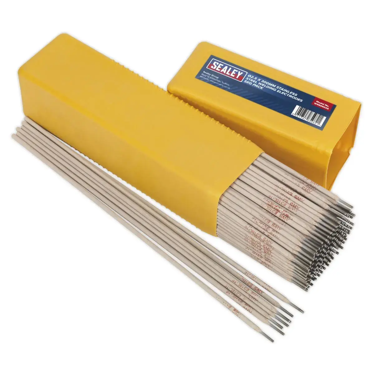 Sealey Welding Electrodes Stainless Steel Ø2.5 X 300Mm 5Kg Pack 1