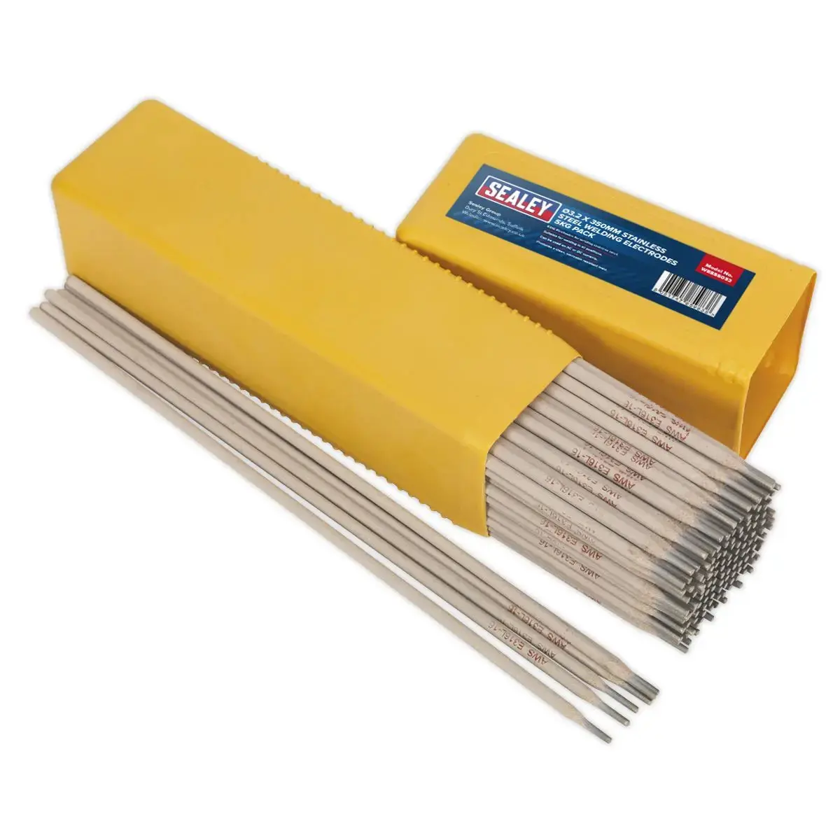 Sealey Welding Electrodes Stainless Steel Ø3.2 X 350Mm 5Kg Pack 1