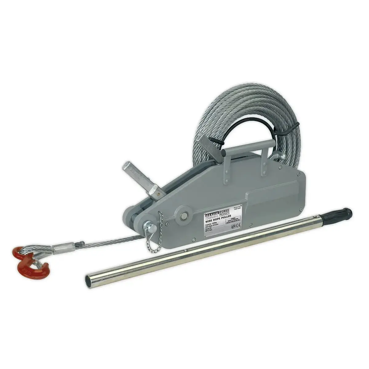 Sealey Wire Rope Puller 1600Kg Max Line Force 1