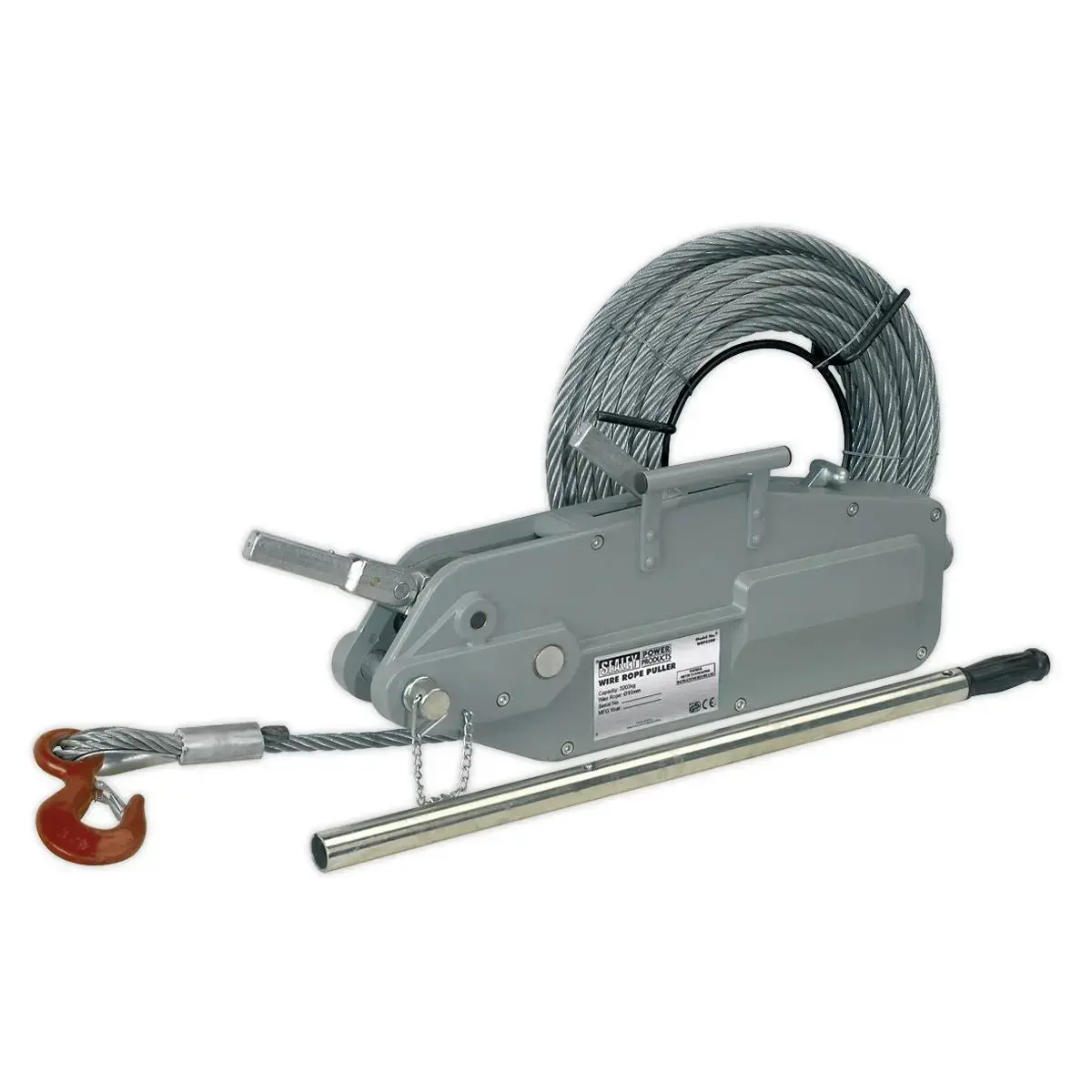 Sealey Wire Rope Puller 3200Kg Max Line Force 1