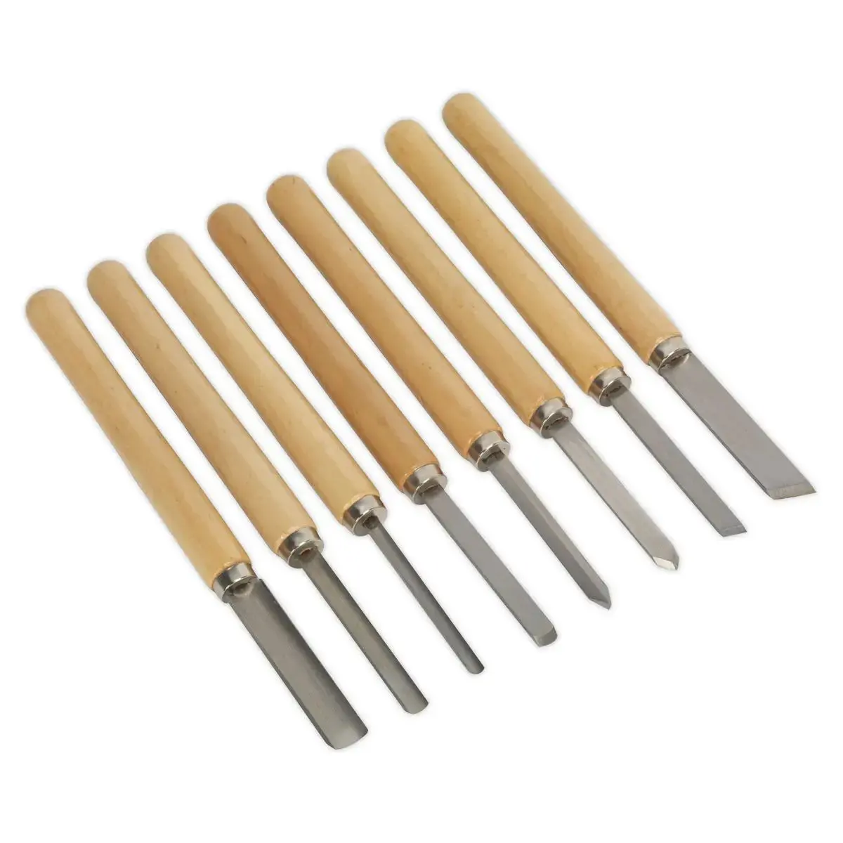 Sealey Wood Turning Chisel Set 8Pc 1
