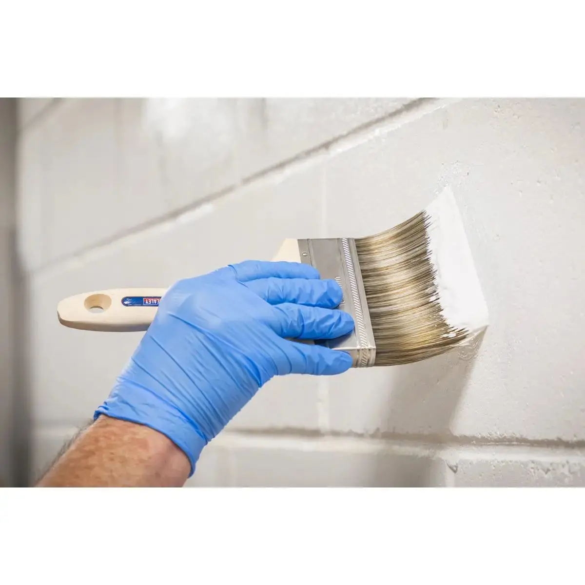 Sealey Wooden Handle Paint Brush 100Mm 2