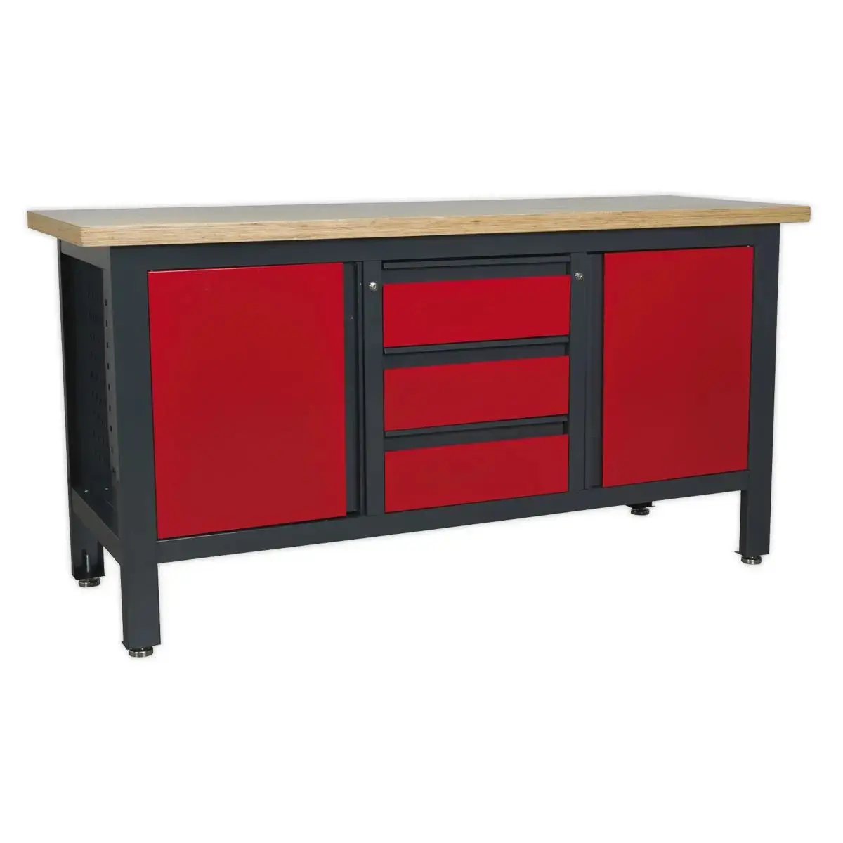 Sealey Workstation With 3 Drawers & 2 Cupboards 1