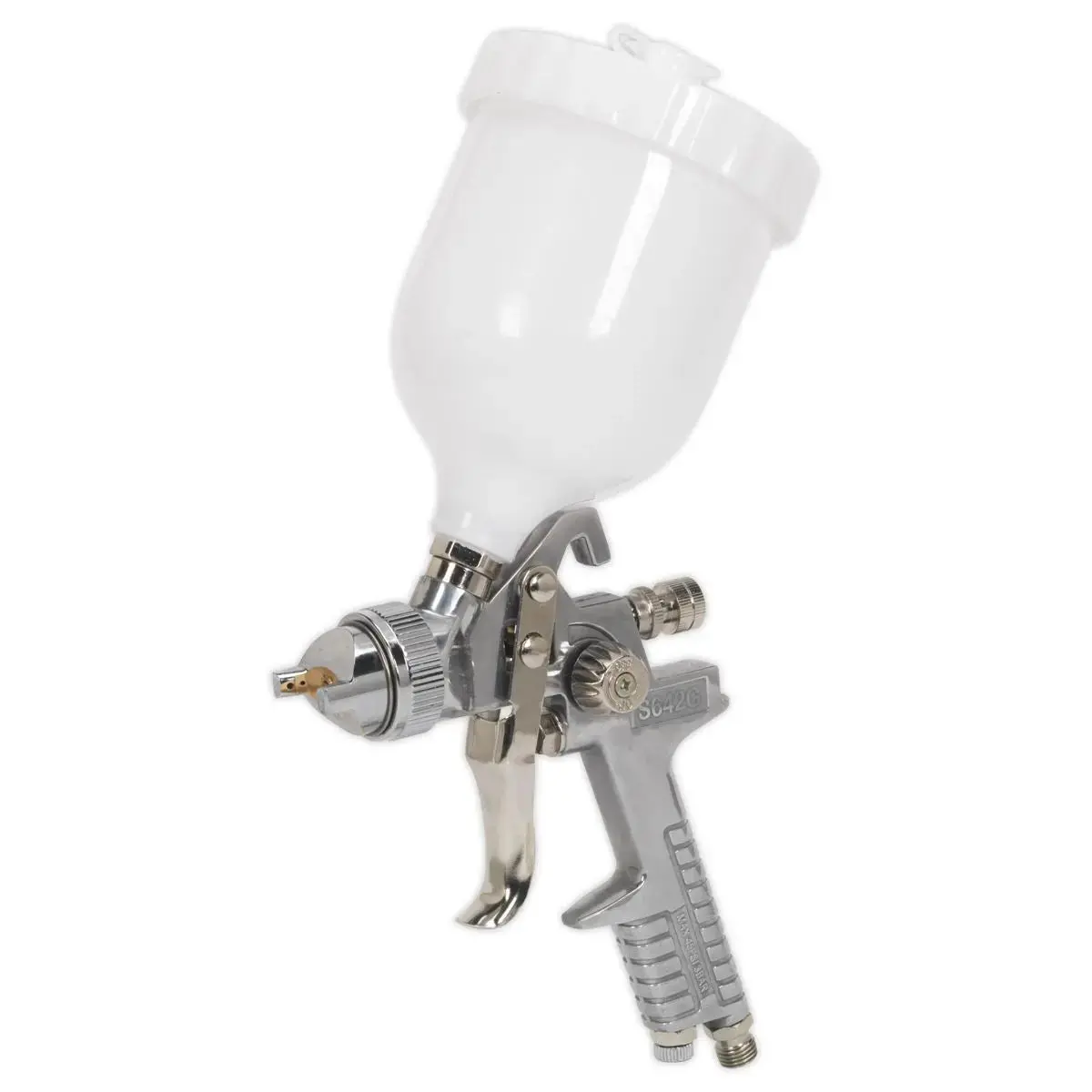 Siegen 1.8Mm Set Up Gravity Feed Spray Gun Paint Car Bodyshop Panel Garage 1