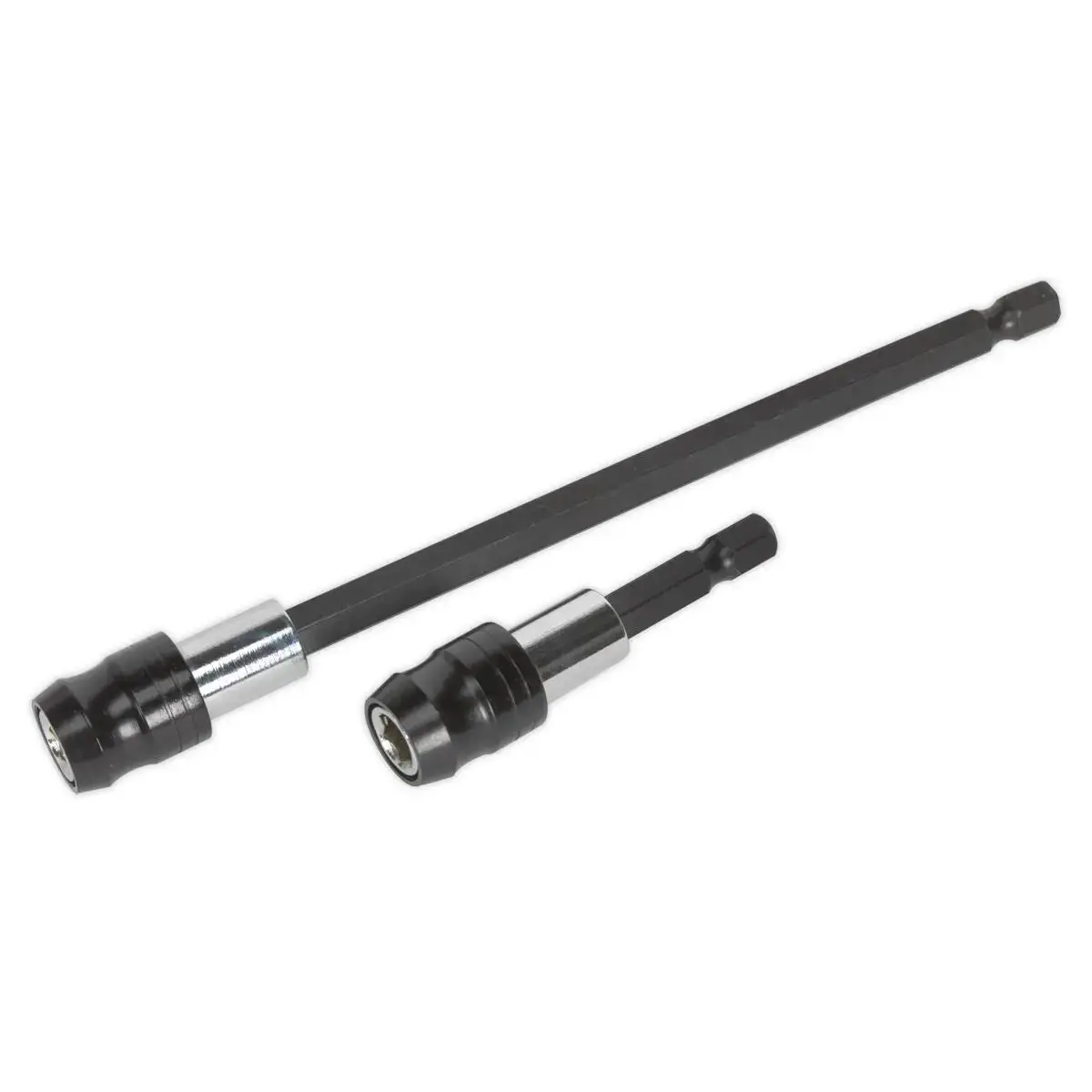 Siegen 2 Piece Quick Chuck Bit Holder Set 1/4" Hex Drive 60 & 150Mm 1