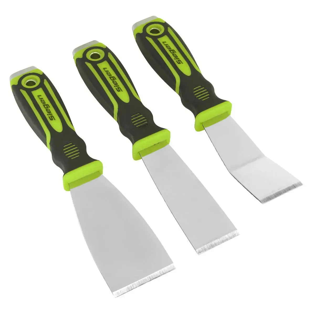 Siegen 3 Piece Scraper Blade Set With Hammer Cap Stainless Steel Cap Gasket Scraping 1