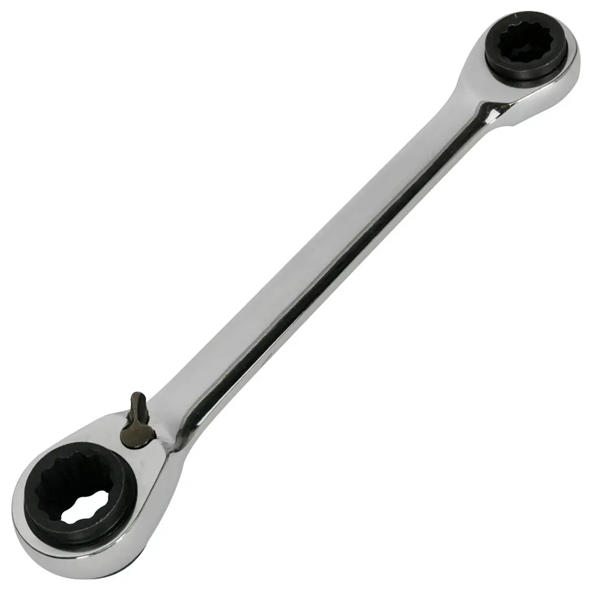 Siegen 4 In 1 Reversible Ratchet Ring Spanner 10, 13, 17 & 19Mm 1