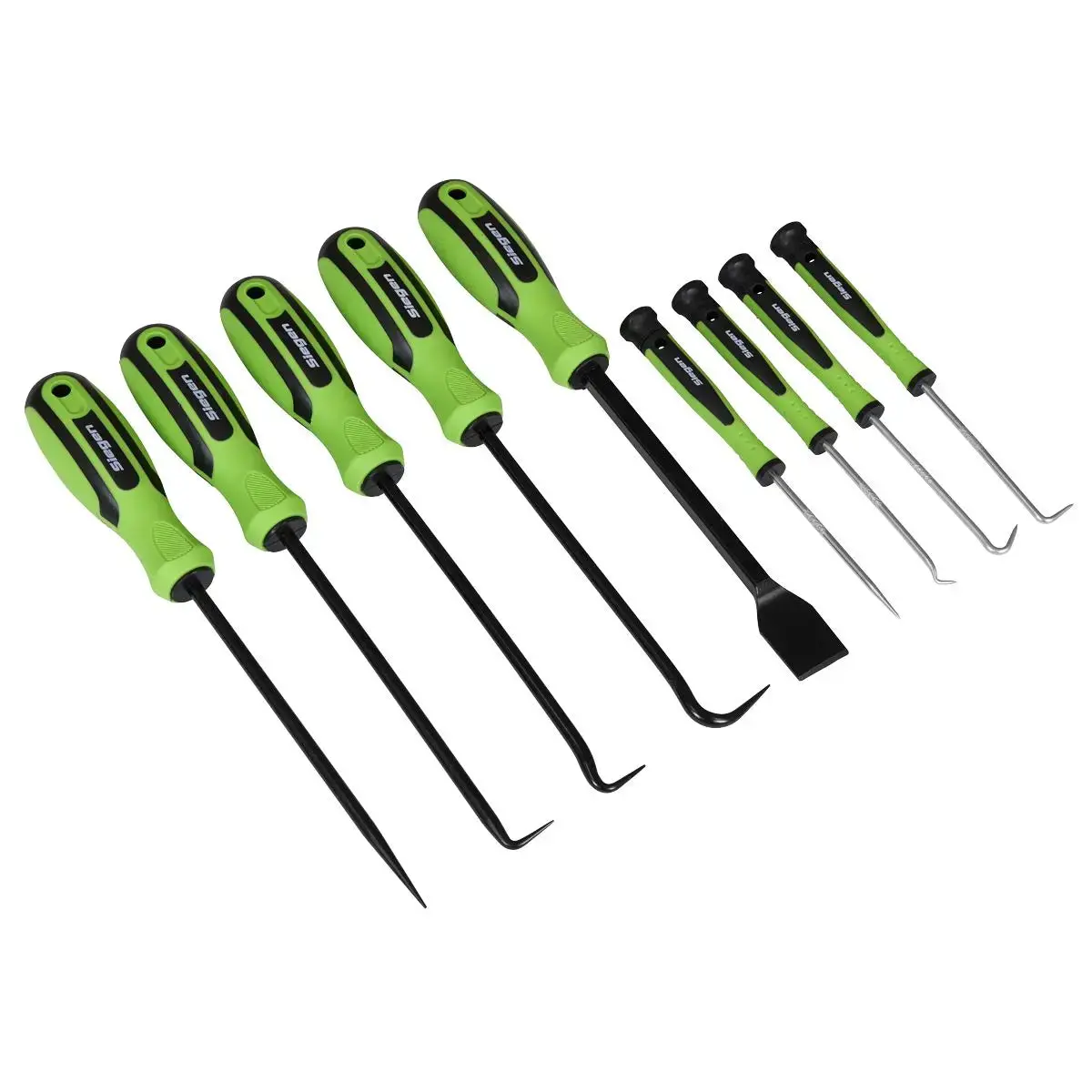 Siegen 9 Piece Scraper And Hook Set Hose Removal Gasket Scraping Pin Clip Picking 1