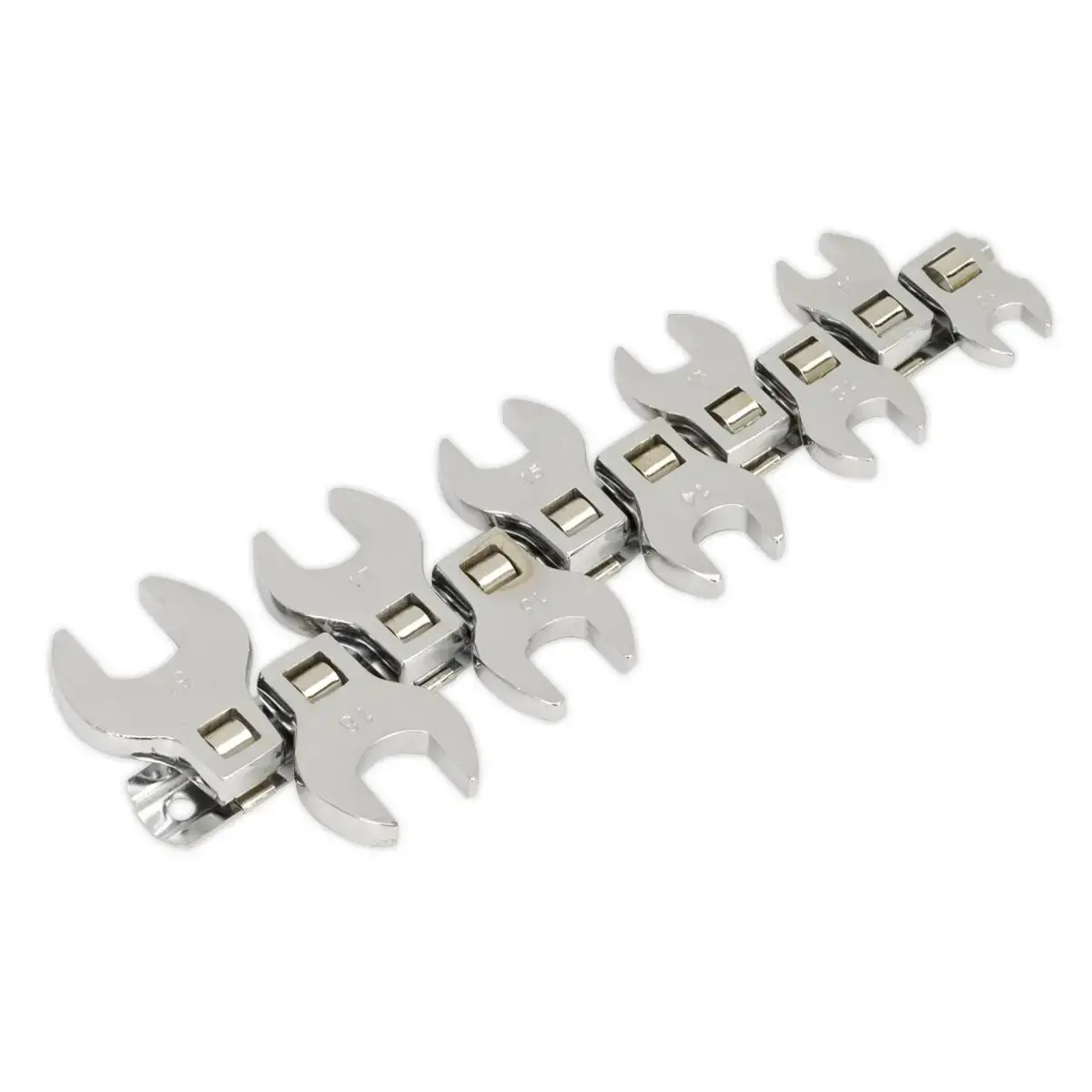 Siegen By Sealey 10 Piece 3/8" Drive Crow's Foot Open End Spanner Set 10-19Mm 1