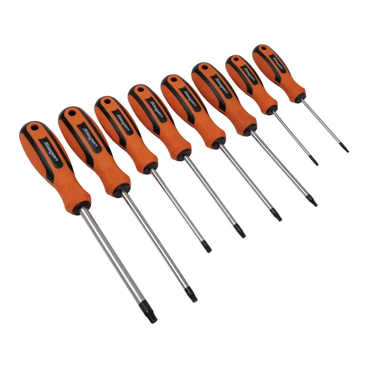 Siegen By Sealey 8 Piece Trx-Star Screwdriver Set T8-T40 1