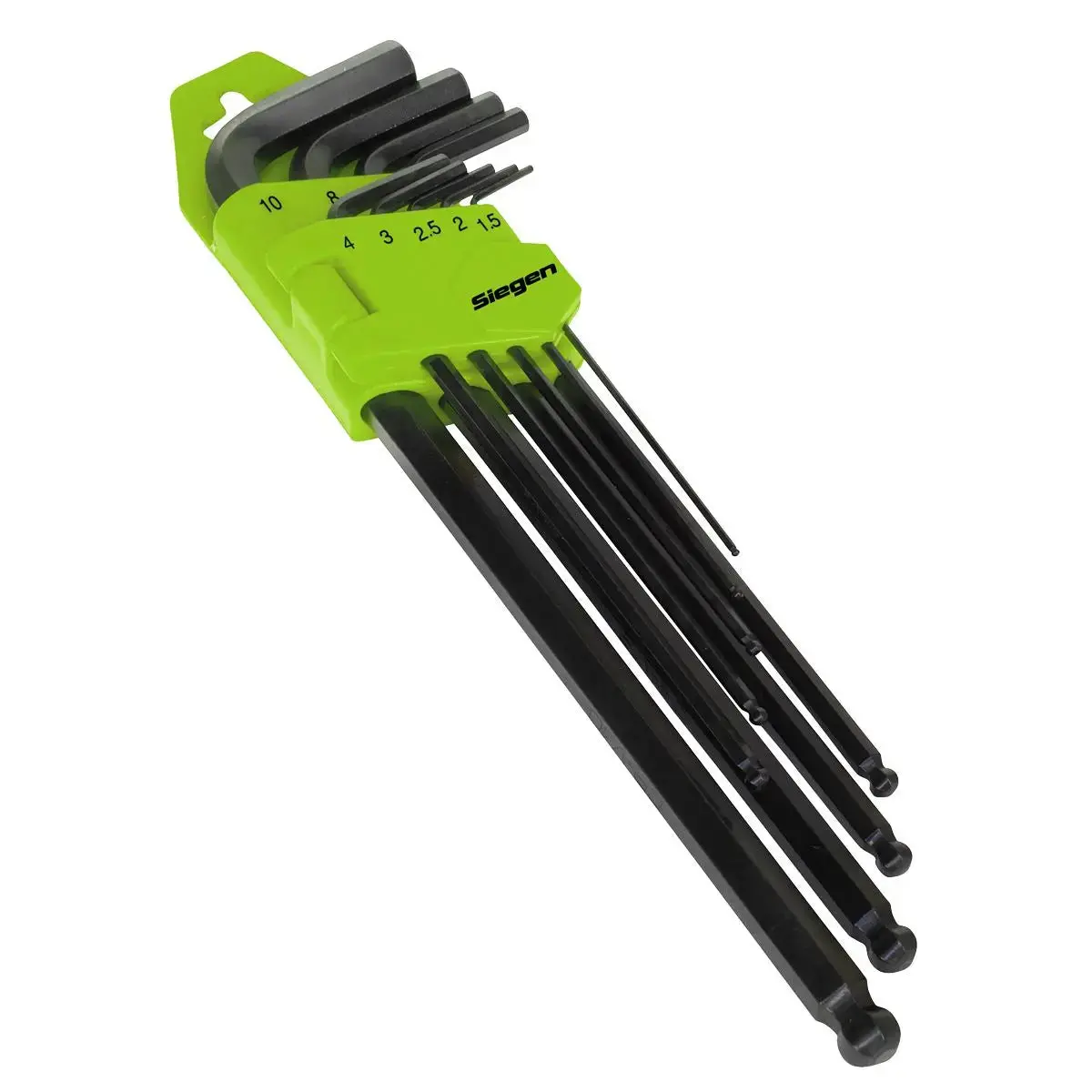 Siegen By Sealey Ball-End Hex Key Set 9Pc Extra-Long Metric 1