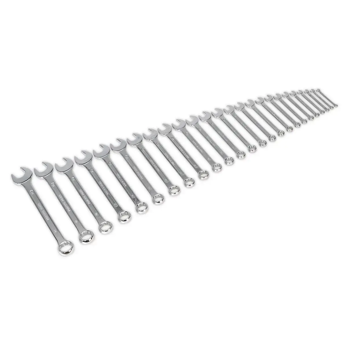 Siegen By Sealey Combination Spanner Set 25Pc Jumbo Metric 1