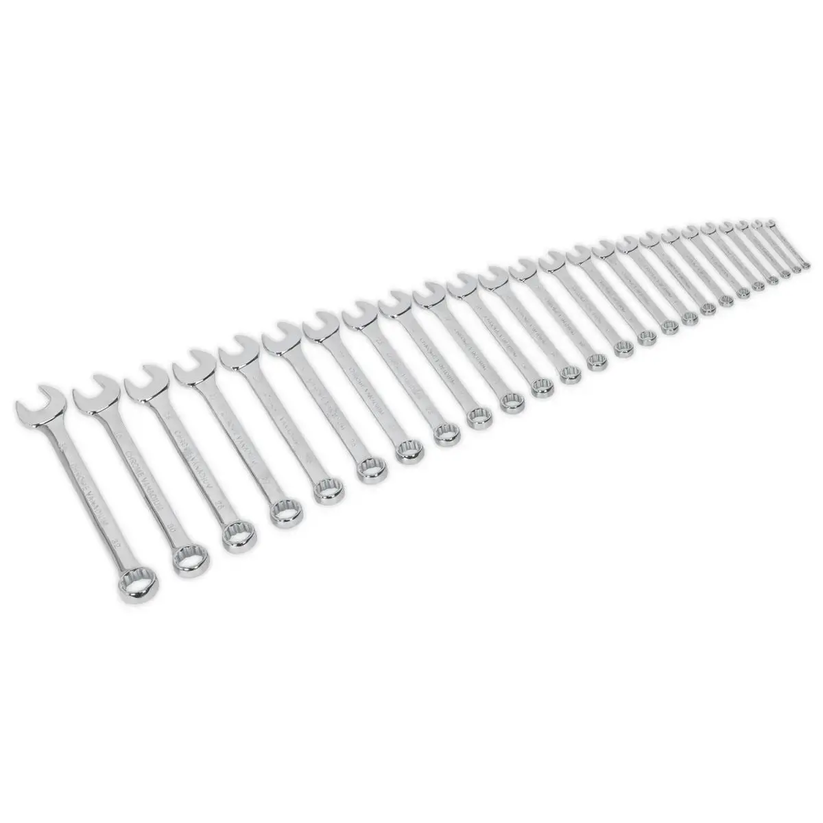 Siegen By Sealey Combination Spanner Set 25Pc Metric 1