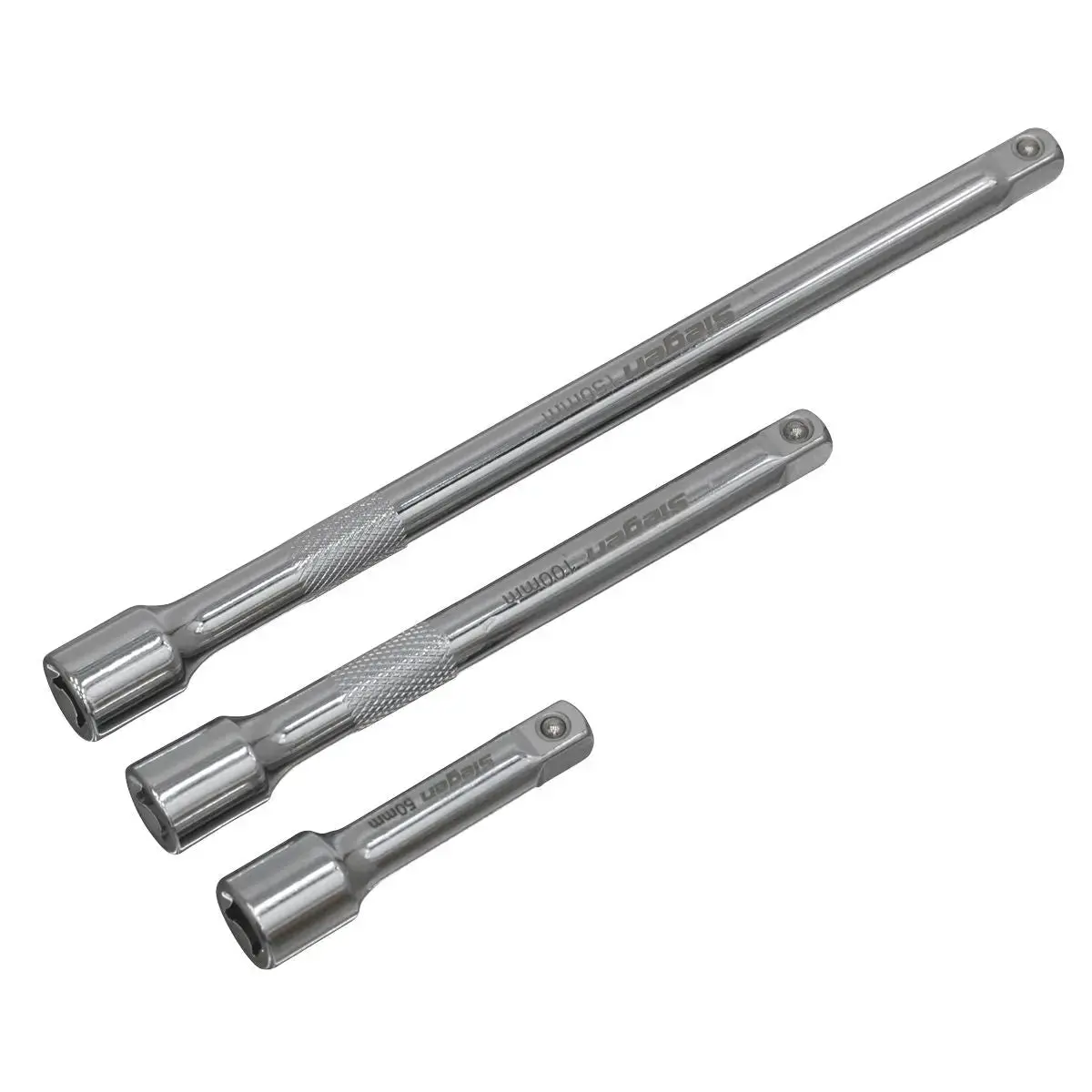 Siegen By Sealey Extension Bar Set 3Pc 1/4"Sq Drive 1