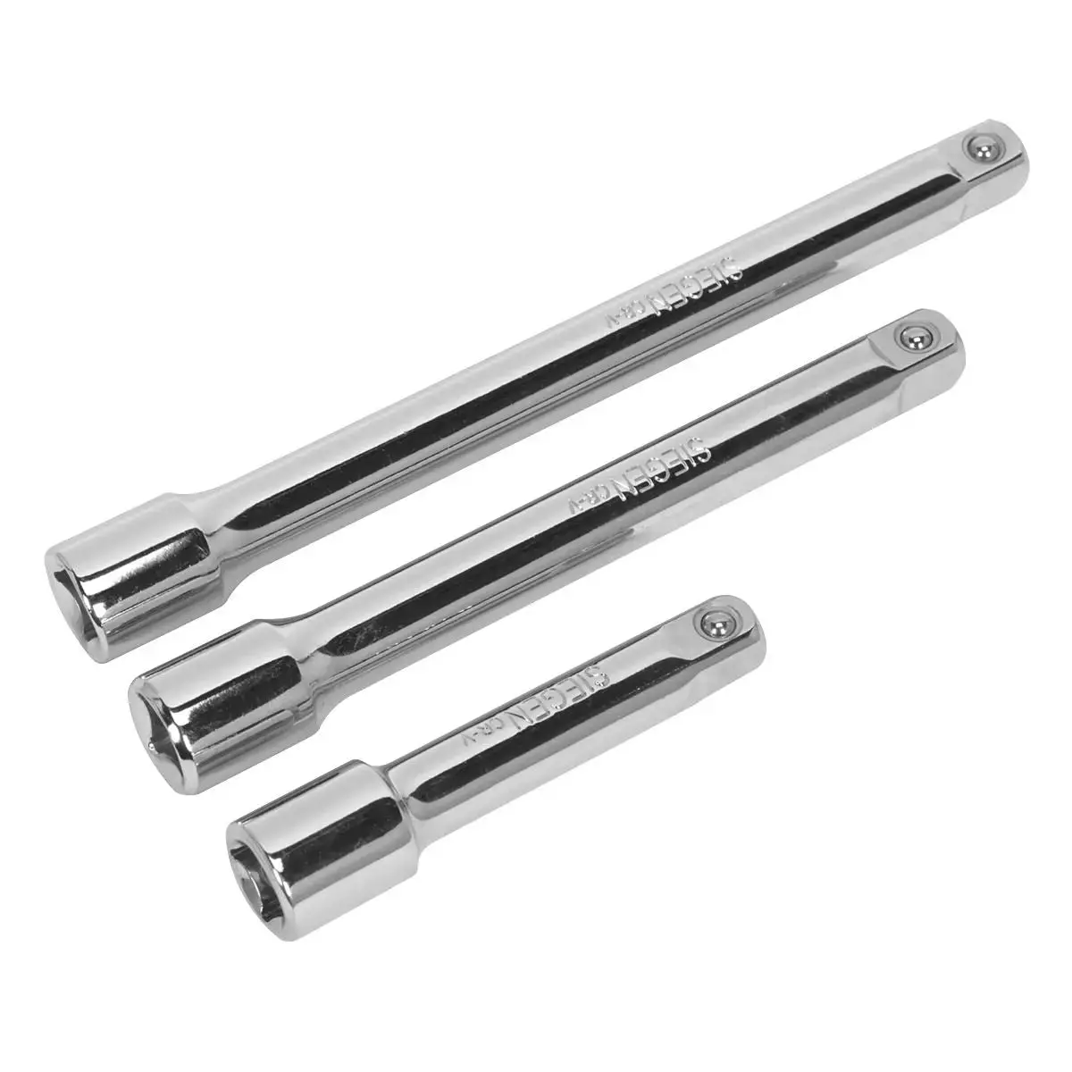 Siegen By Sealey Extension Bar Set 3Pc 3/8"Sq Drive 1