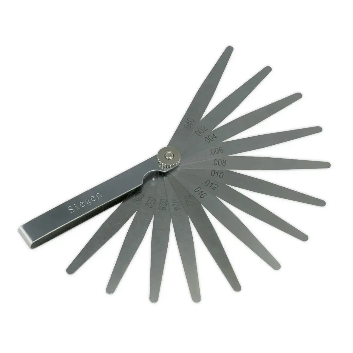 Siegen By Sealey Feeler Gauge 13 Blade - Imperial 1