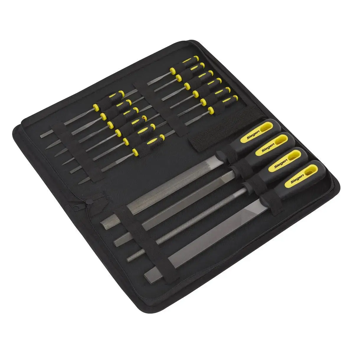 Siegen By Sealey File Set 16Pc Engineer's & Needle 1