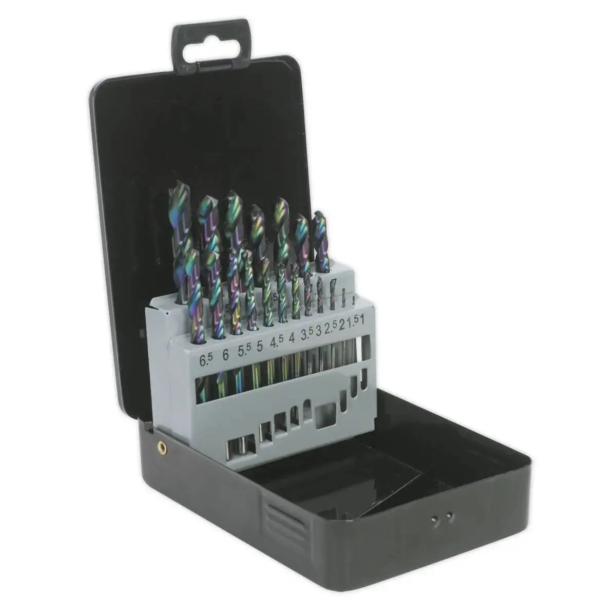 Siegen By Sealey Hss Drill Bit Set 19Pc Edge Ground Metric Din 338 1