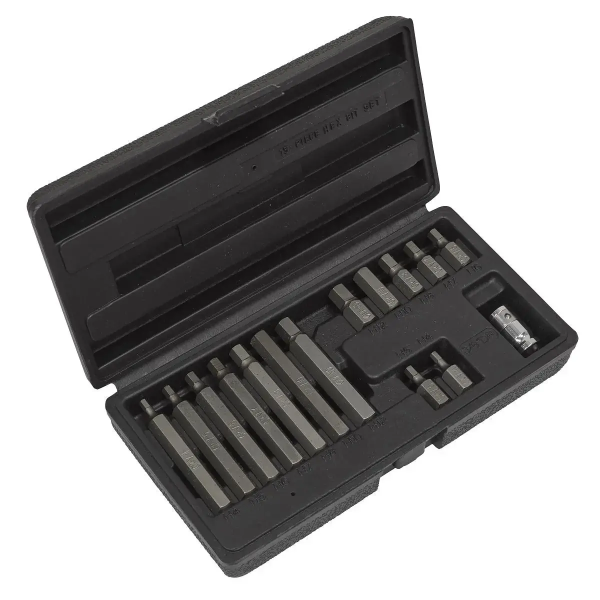 Siegen By Sealey Hex Bit And Holder Set 15Pc - Metric 1