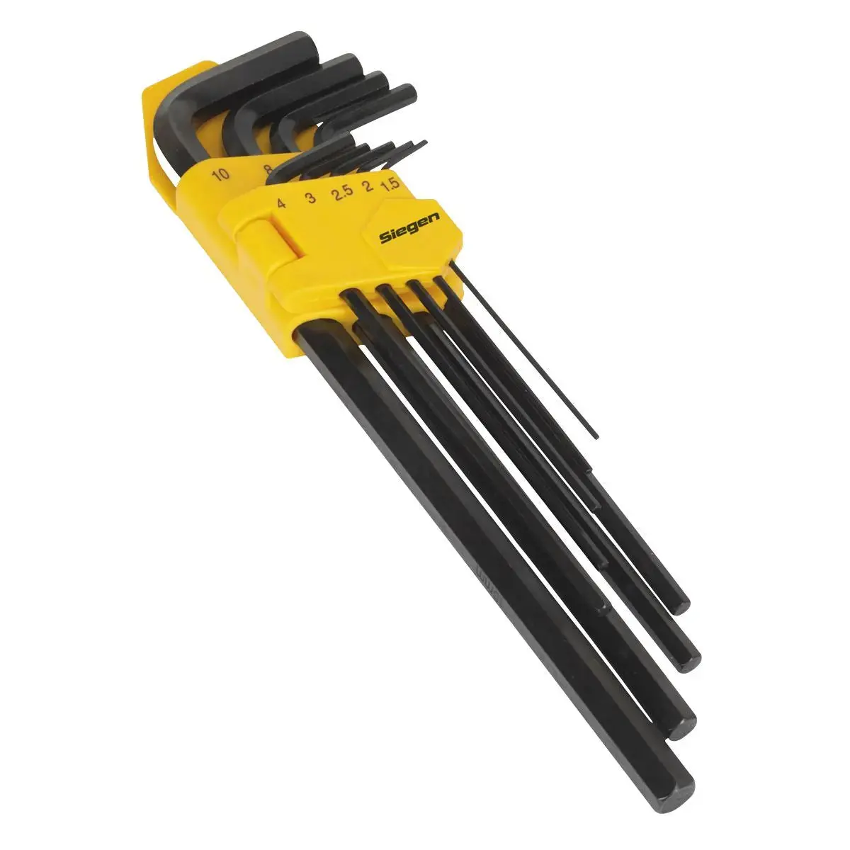 Siegen By Sealey Hex Key Set 9Pc Extra-Long Metric 1