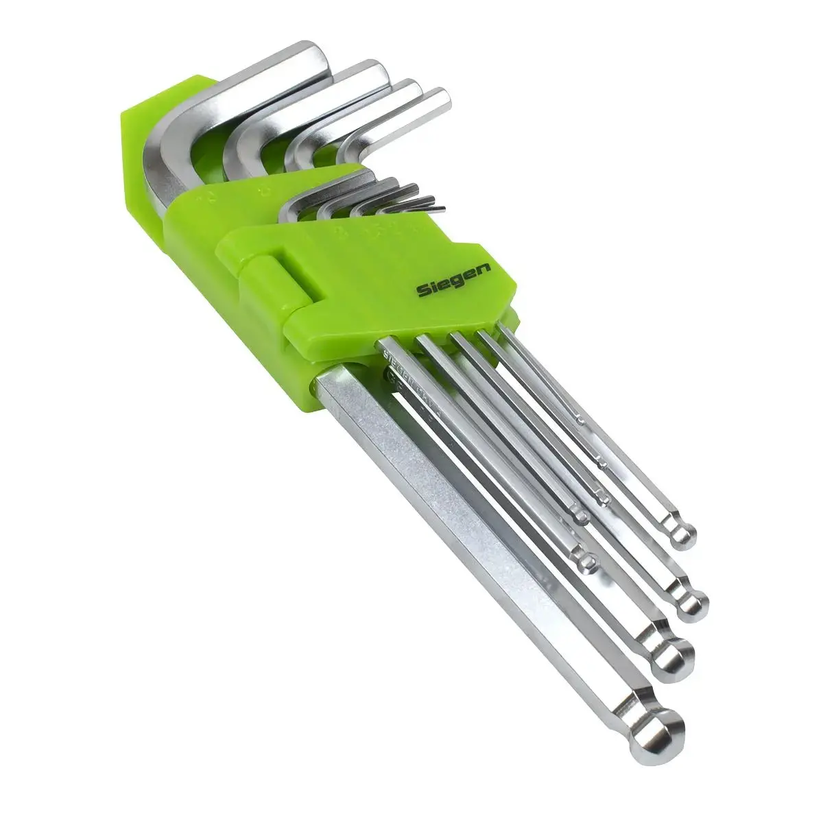 Siegen By Sealey Hex Key Set Ball-End Long 9Pc - Metric 1