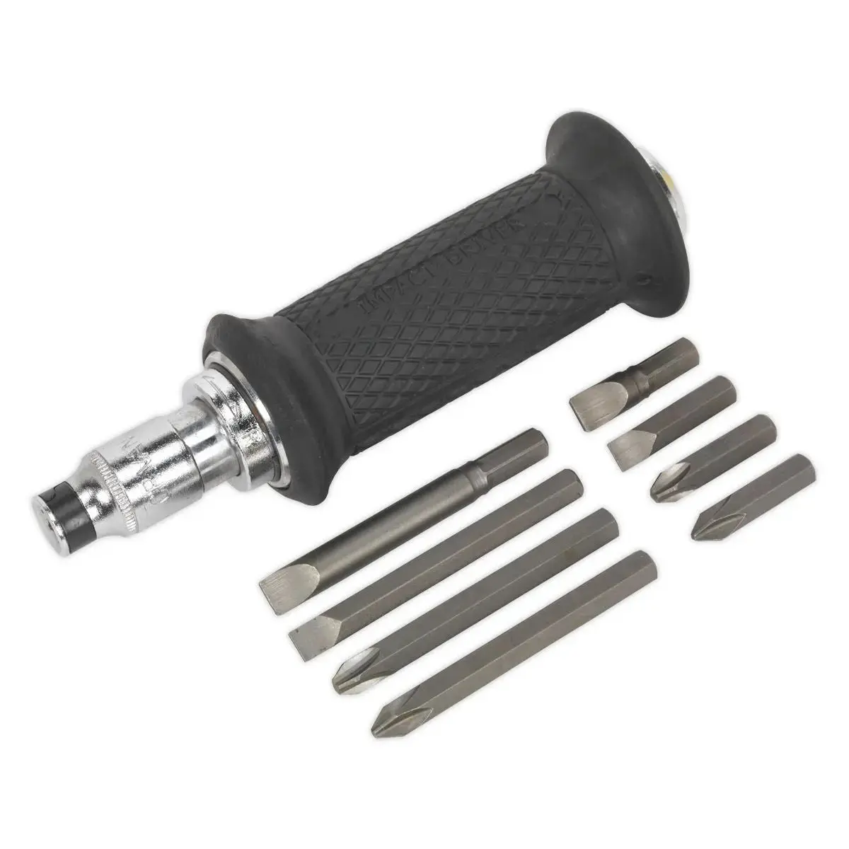 Siegen By Sealey Impact Driver Set 10Pc Protection Grip 1