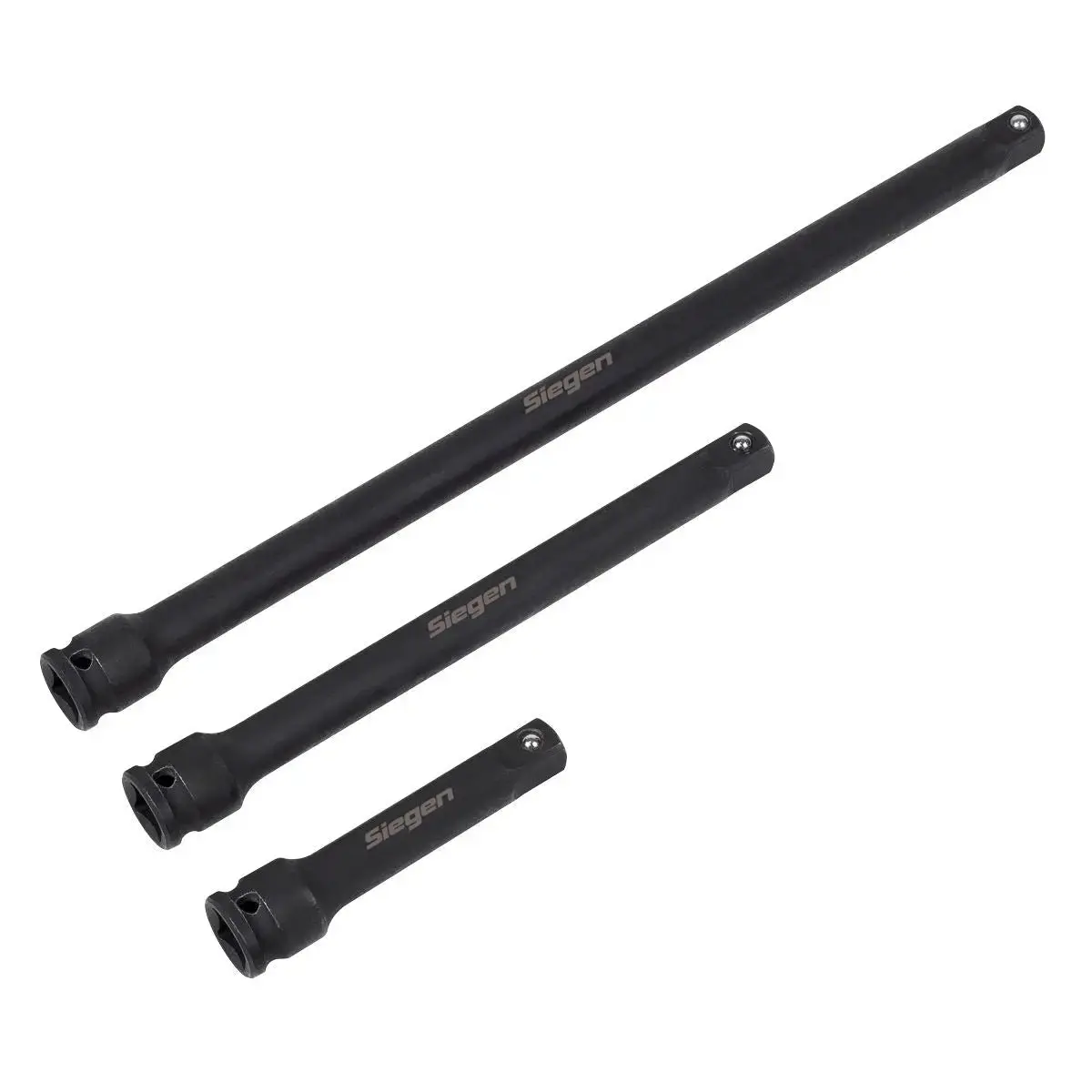 Siegen By Sealey Impact Extension Bar Set 3/8"Sq Drive 3Pc 1