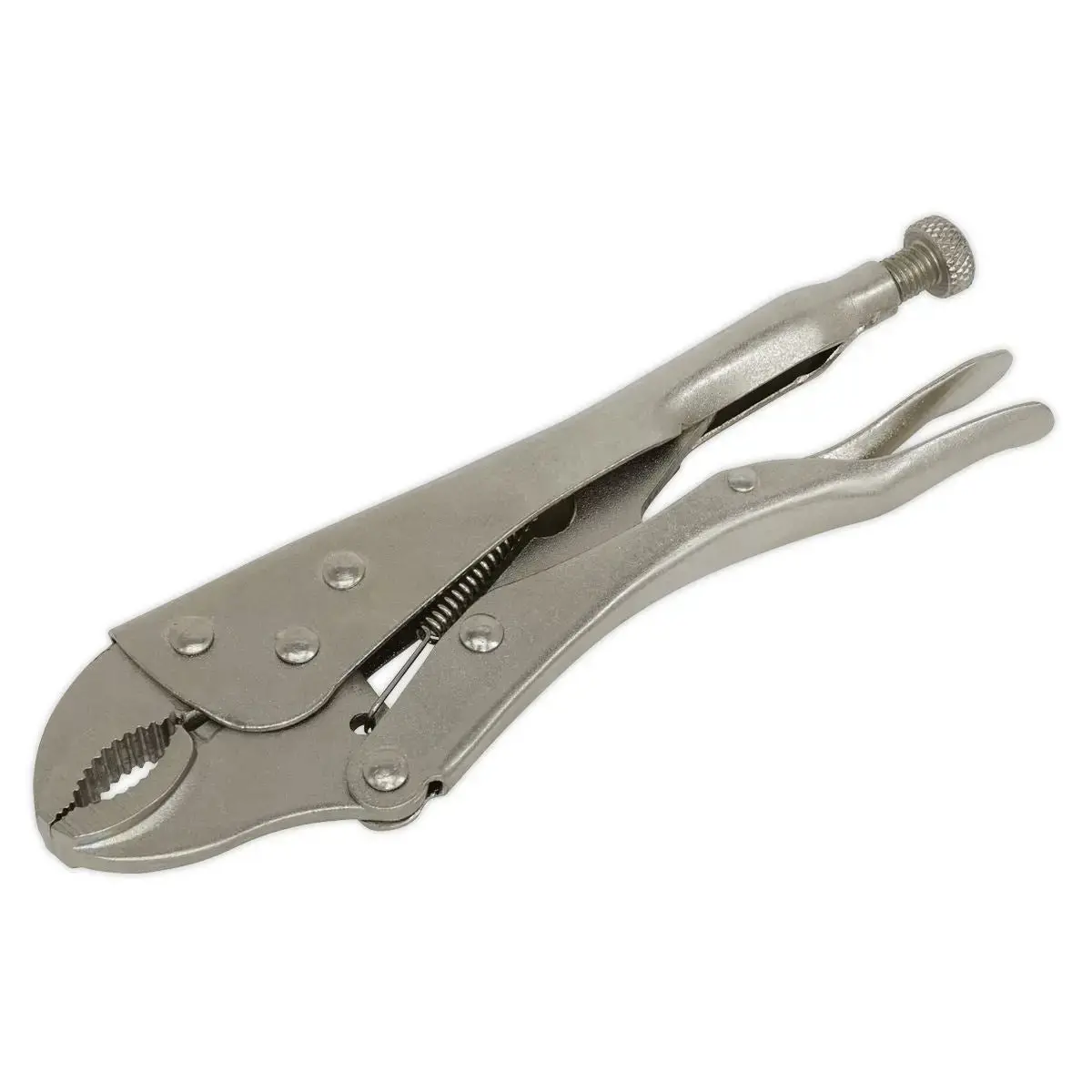 Siegen By Sealey Locking Pliers 215Mm Curved Jaw 1