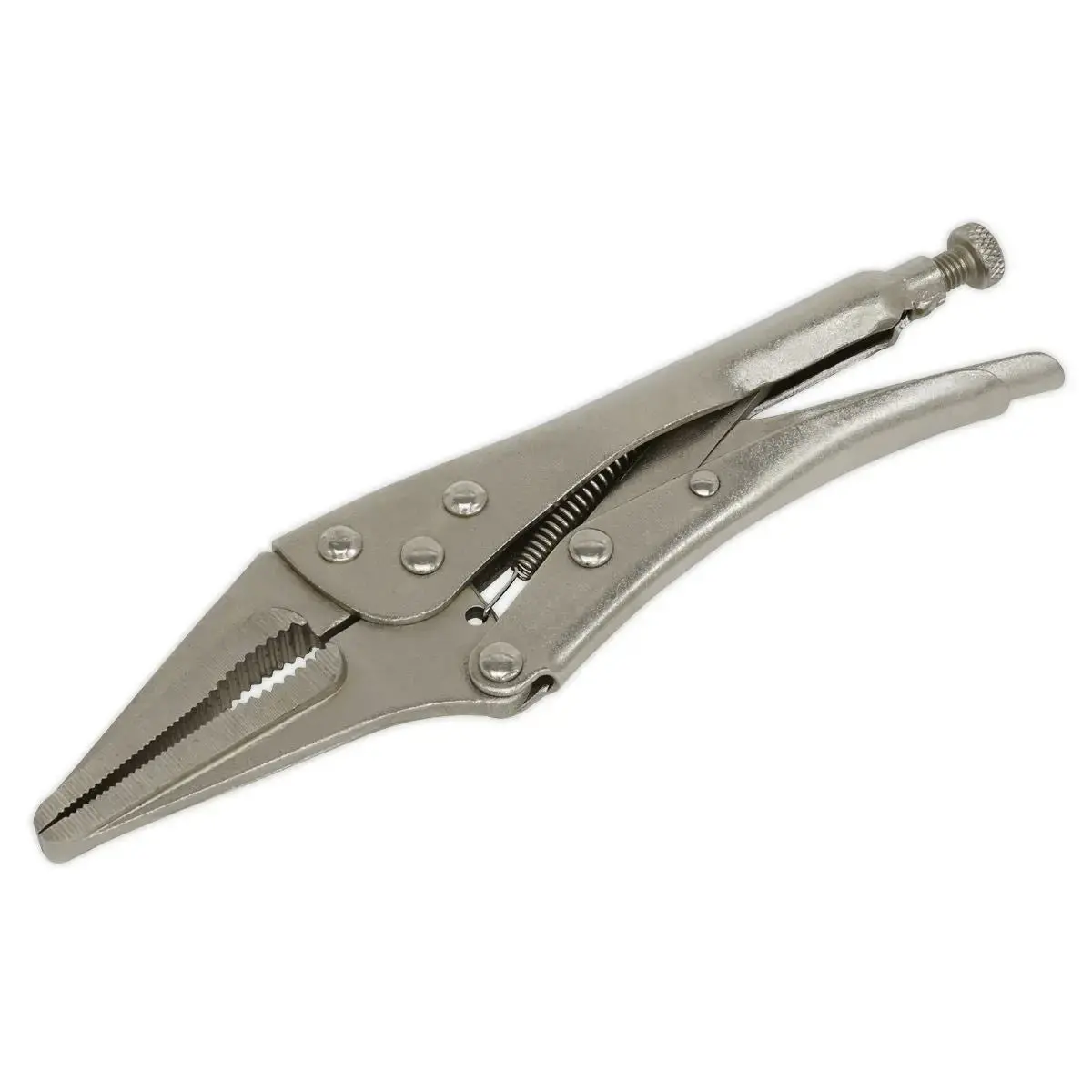 Siegen By Sealey Locking Pliers Long Nose 225Mm 1