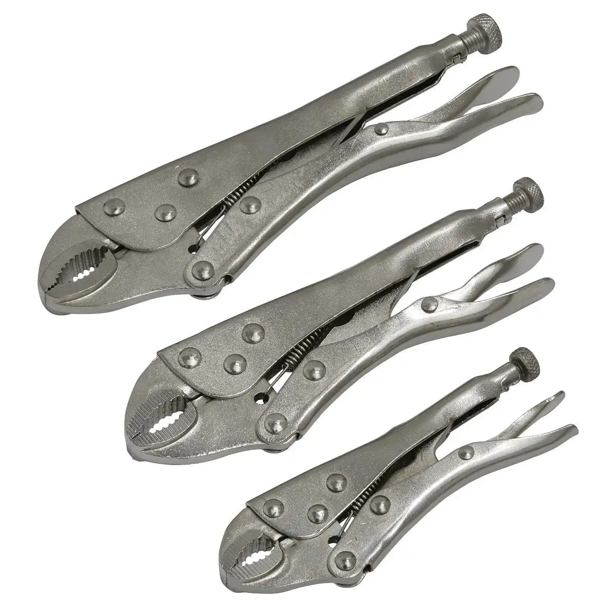 Siegen By Sealey Locking Pliers Set 3Pc 1