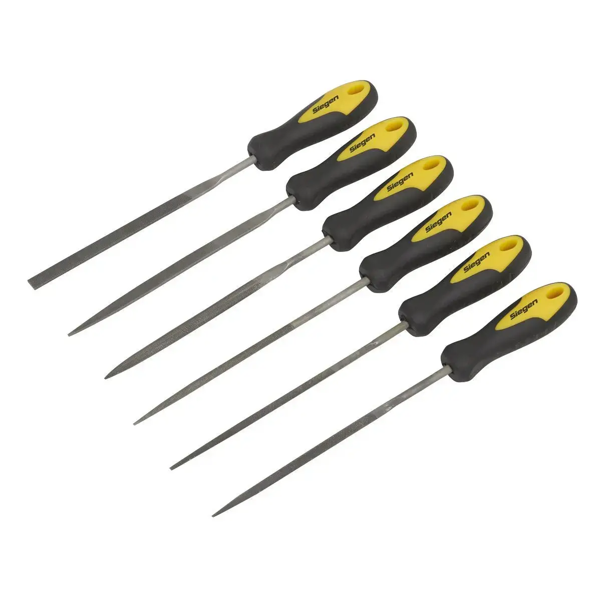 Siegen By Sealey Needle File Set 6Pc 100Mm 1