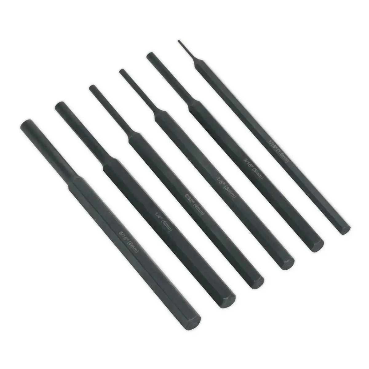 Siegen By Sealey Parallel Pin Punch Set 6Pc 1