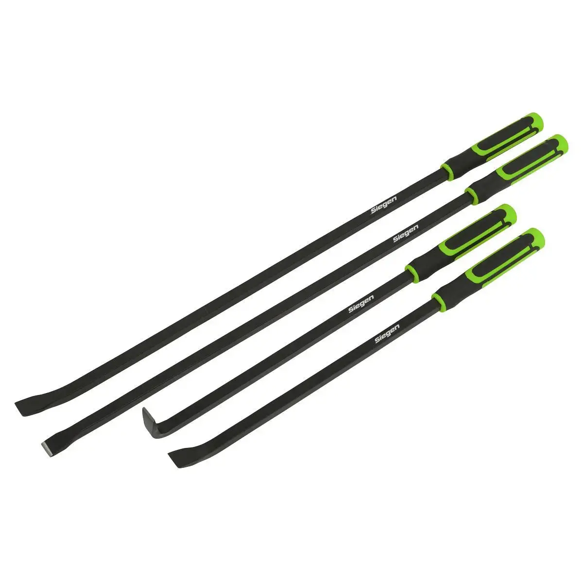 Siegen By Sealey Pry Bar Set 4Pc Heavy-Duty With Hammer Cap 1
