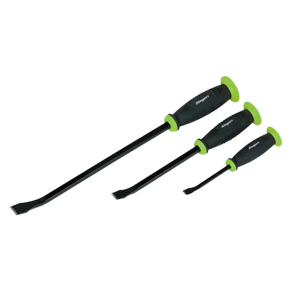 Siegen By Sealey Pry Bar Set With Hammer Cap 3Pc 1